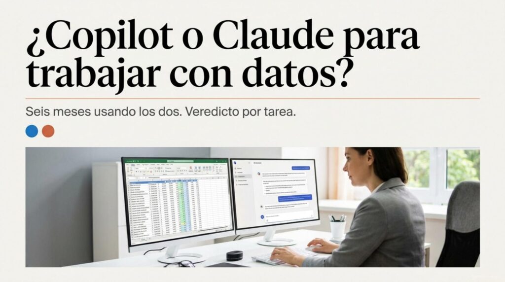 ¿Copilot o Claude para trabajar con datos?