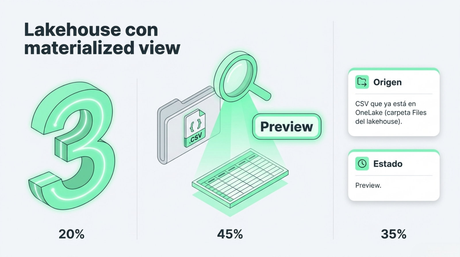 Las cuatro puertas para meter datos en Fabric (y cuándo usar cada una) (diapositiva 5)